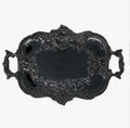 Black Baroque Tray