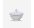 White Petite Covered Dish