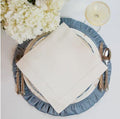 Large Napkin, Hemstitch, Cream
