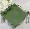 Large Napkin, Hemstitch, Evergreen