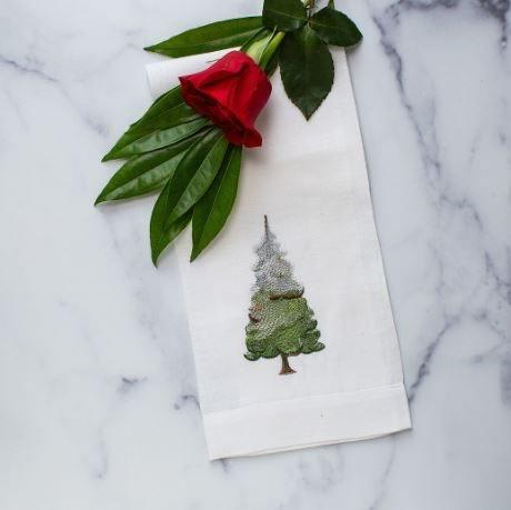 Snowy Pine Towel