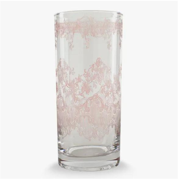 Giardino, Pink  Highball Glass