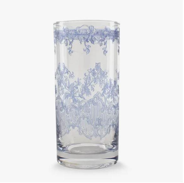 Giardino, Blue  Highball Glass