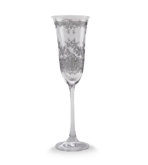 Giardino, Grey Champagne Flute