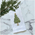 Tree with Gold Trim, White (Green/Gold)