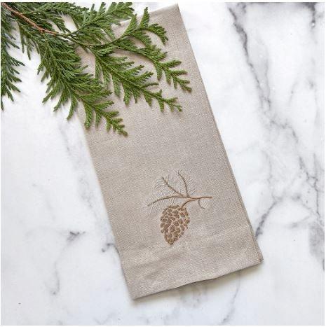 Pinecone, Soft Flax (Brown/Silver)