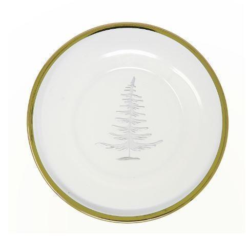VETRO GOLD ETCHED TREE PLATE