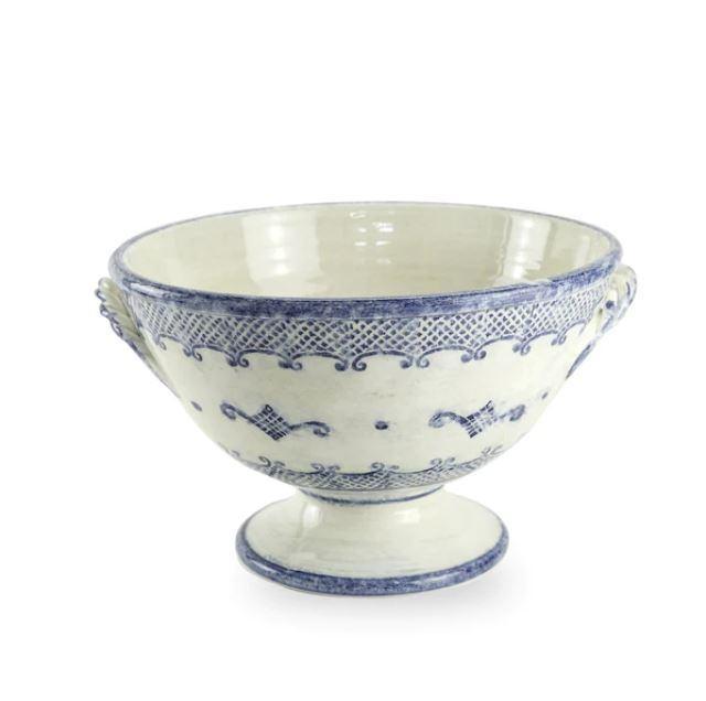 Footed Bowl with Handles