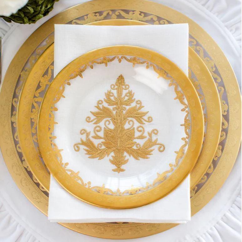 Gold Salad/Dessert Plate