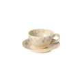 Tea cup and saucer, Cream