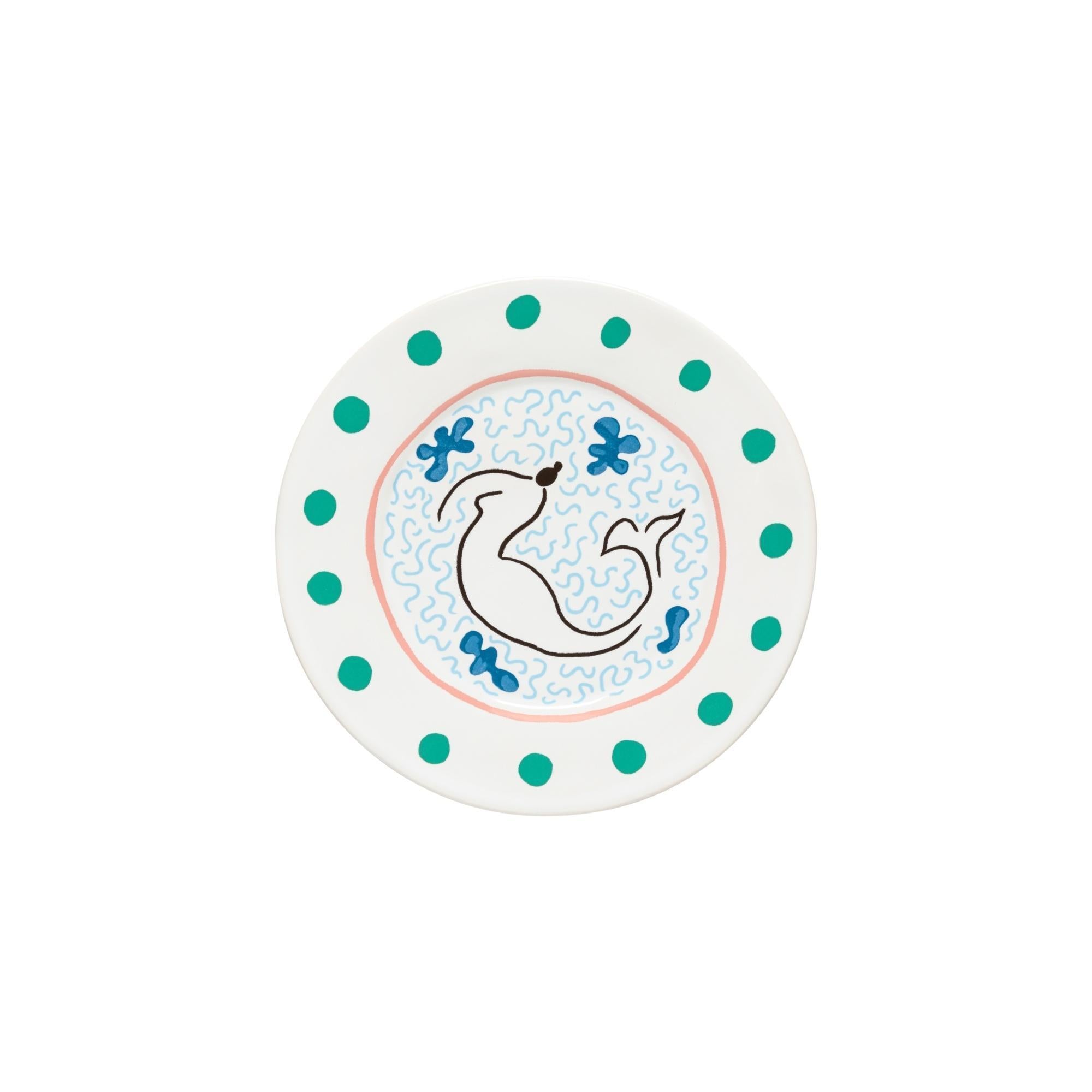 Salad Dessert plate, Mermaid