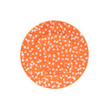 Dinner plate, tangerine