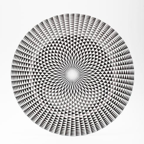 Diamonds black presentation plate