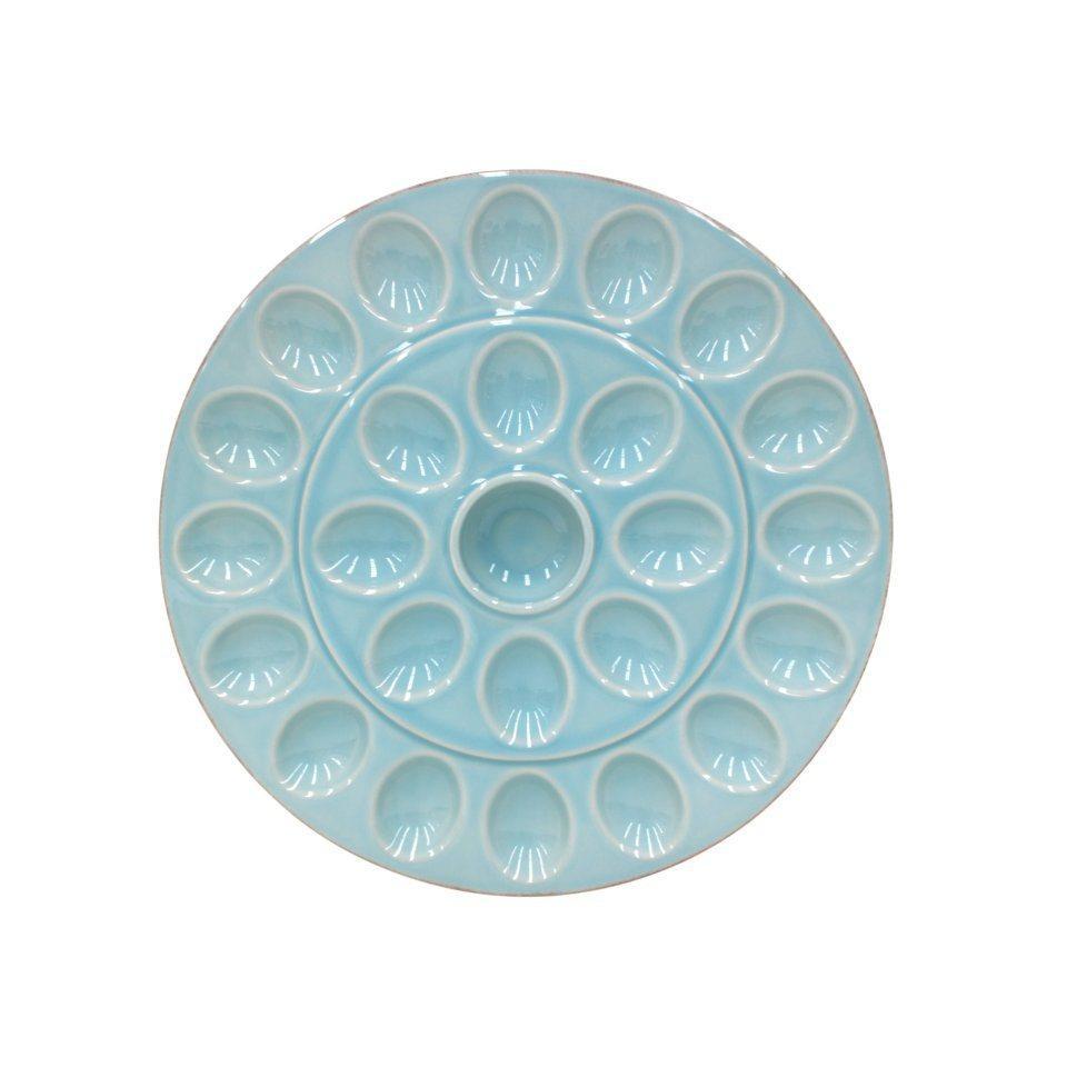 Egg Platter 13", Robin's egg blue