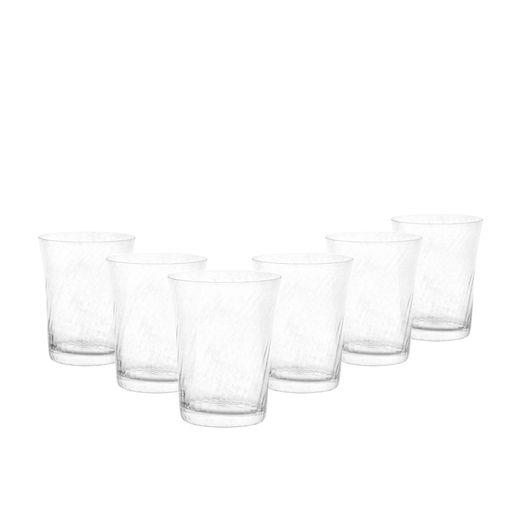 Set/6 tumblers, Clear