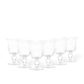 Set/6 wine glasses, Clear