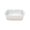 Sq. Baker 11", White