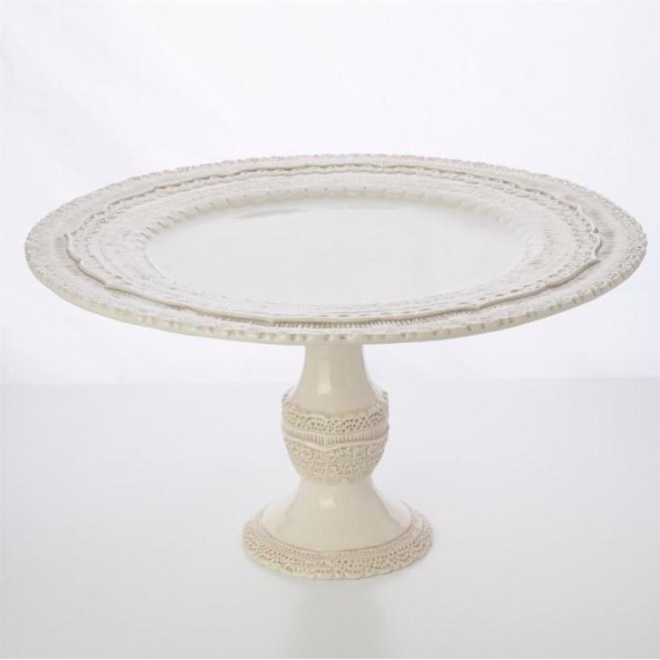 Finezza Cream Cake Stand, Large