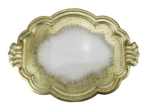 Florentino Wooden Tray, Antique Gold, XLarge