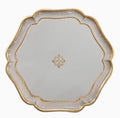 Florentino Baroque Wooden Large Charger/Tray, Taupe