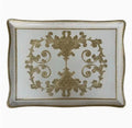 Florentino Baroque Rectangular Tray, Taupe