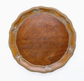 Florentino Wooden Scalloped charger