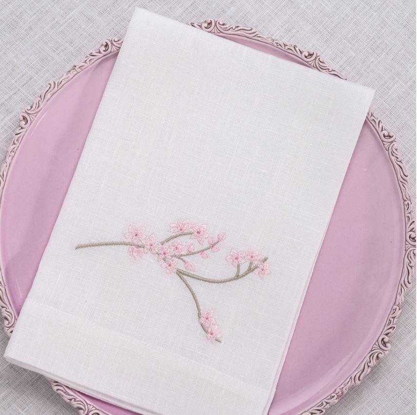 Cherry Blossom Tri-Fold Napkin