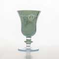Rialto Borghese Etched Green, Water/Wine Glass