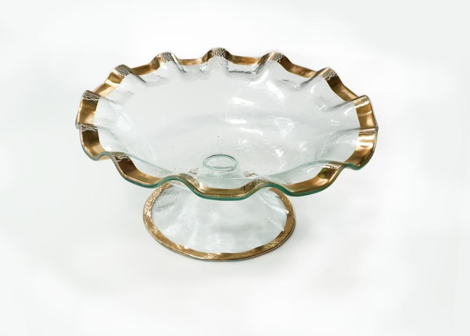 Ruffle Footed Bowl