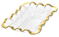 Ruffle bread basket 10"x13"