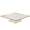 Roman Antique square cake stand