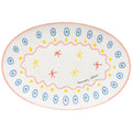 Oval platter, Summer bliss