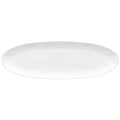 Oval platter, White