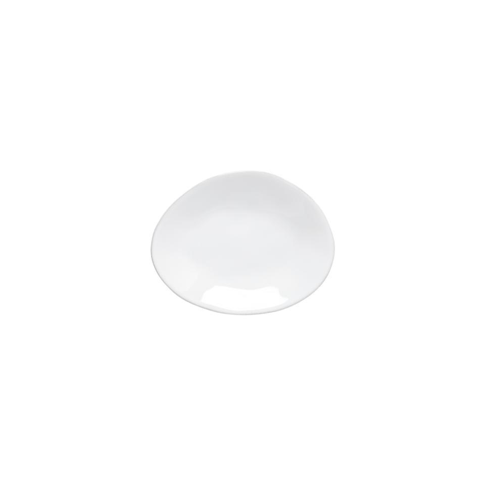 Oval Plate, White