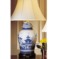 Blue Canton Ginger Jar Lamp