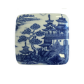 Blue Canton Square Box & Cover