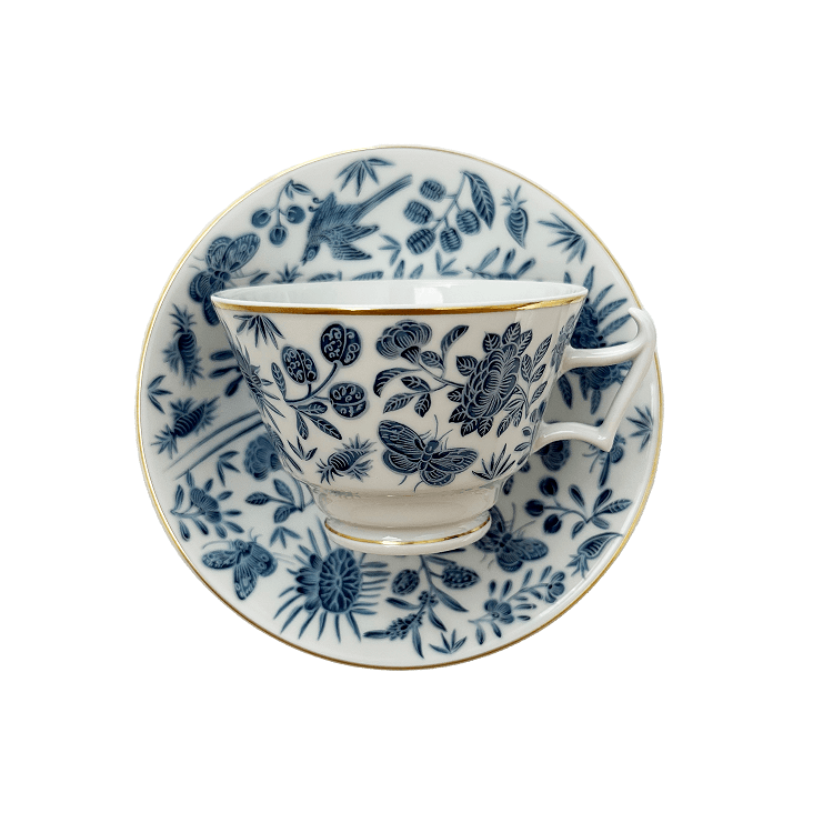 BLUE Tea Cup & Saucer
