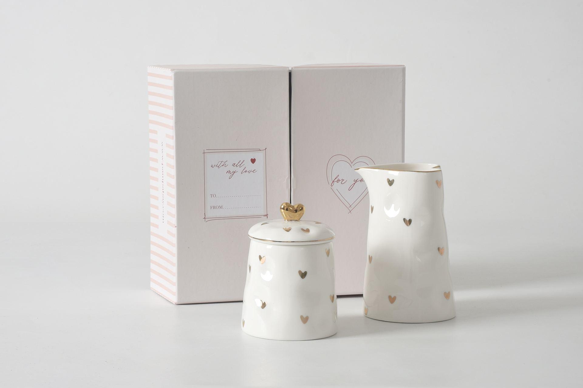 Sugar Bowl & Creamer Set