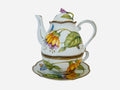 Teapot, Tea Cup, Tea Saucer Yellow Flower