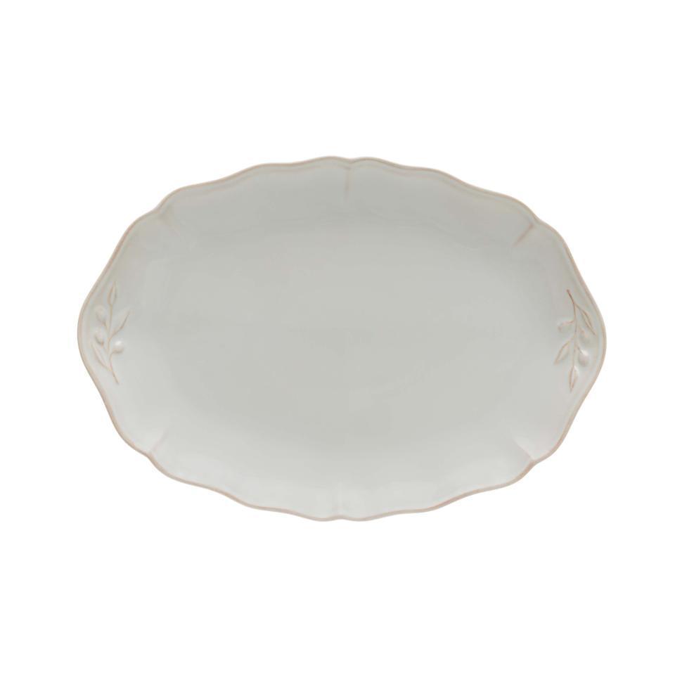 Oval Platter 13", White
