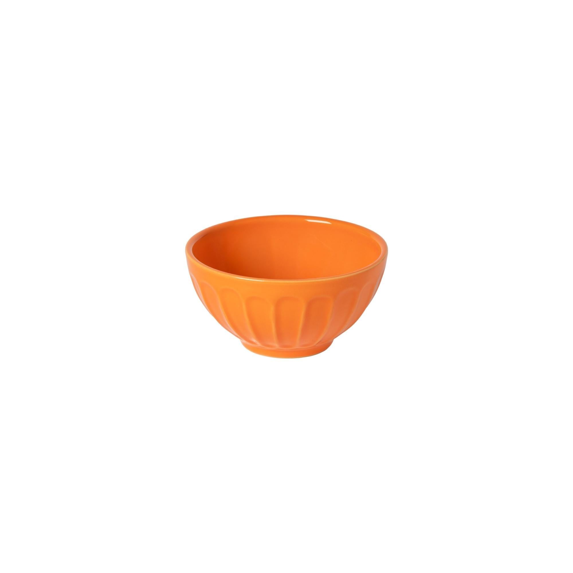Set 4 fruit bowls, Tangerine