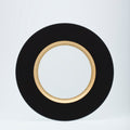 presentation plate (black rim & matte gold band)