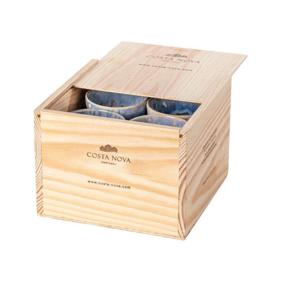 Gift Box Set 8 Lungo Cups, Denim