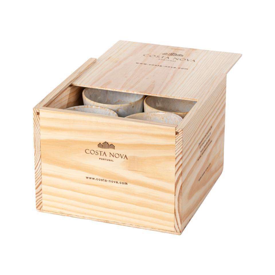 Gift Box Set 8 Lungo Cups, White