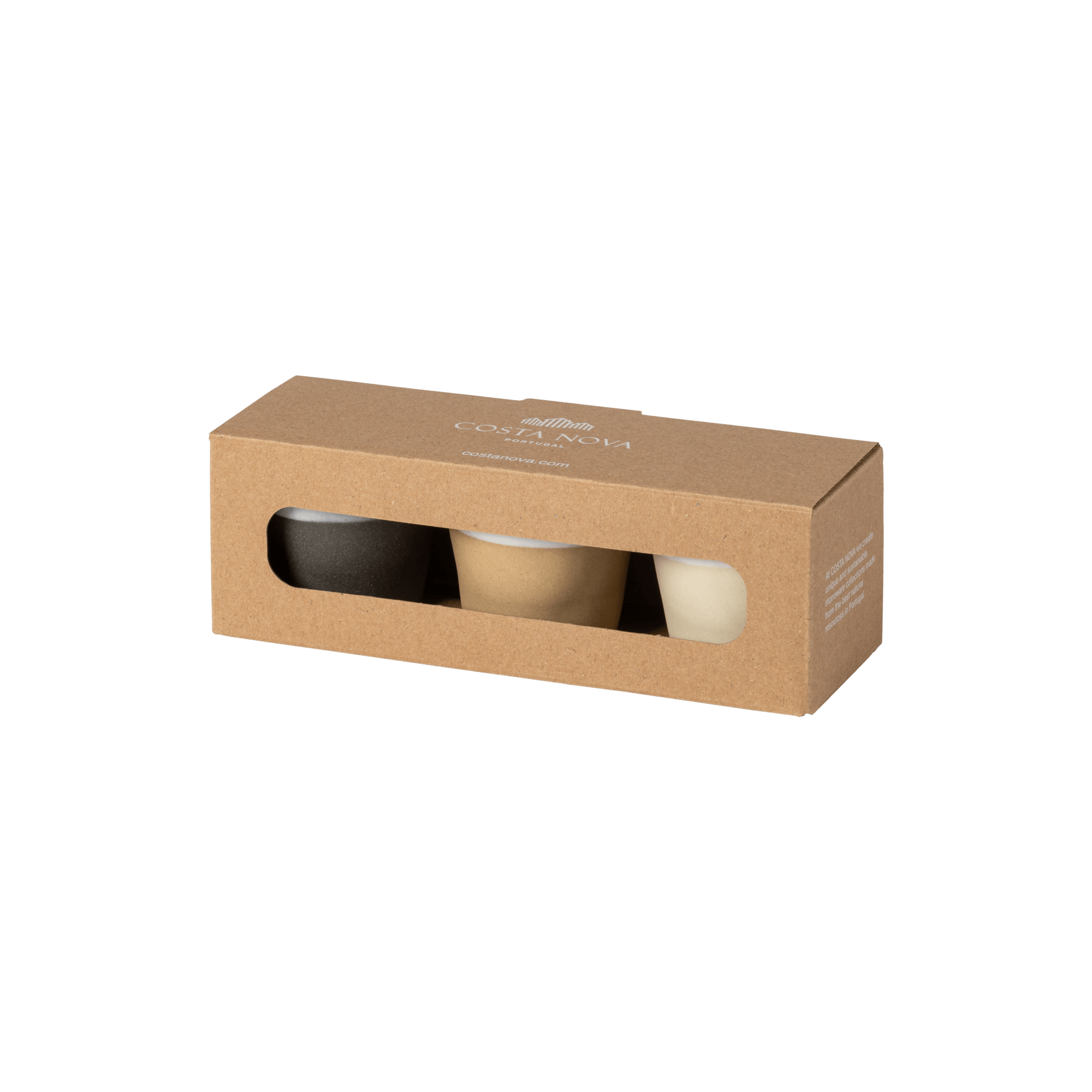 Gift box 3 espresso cups, Multicolor