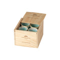 Gift box 8 espresso cups, Aqua