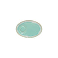 Oval saucer, Aqua