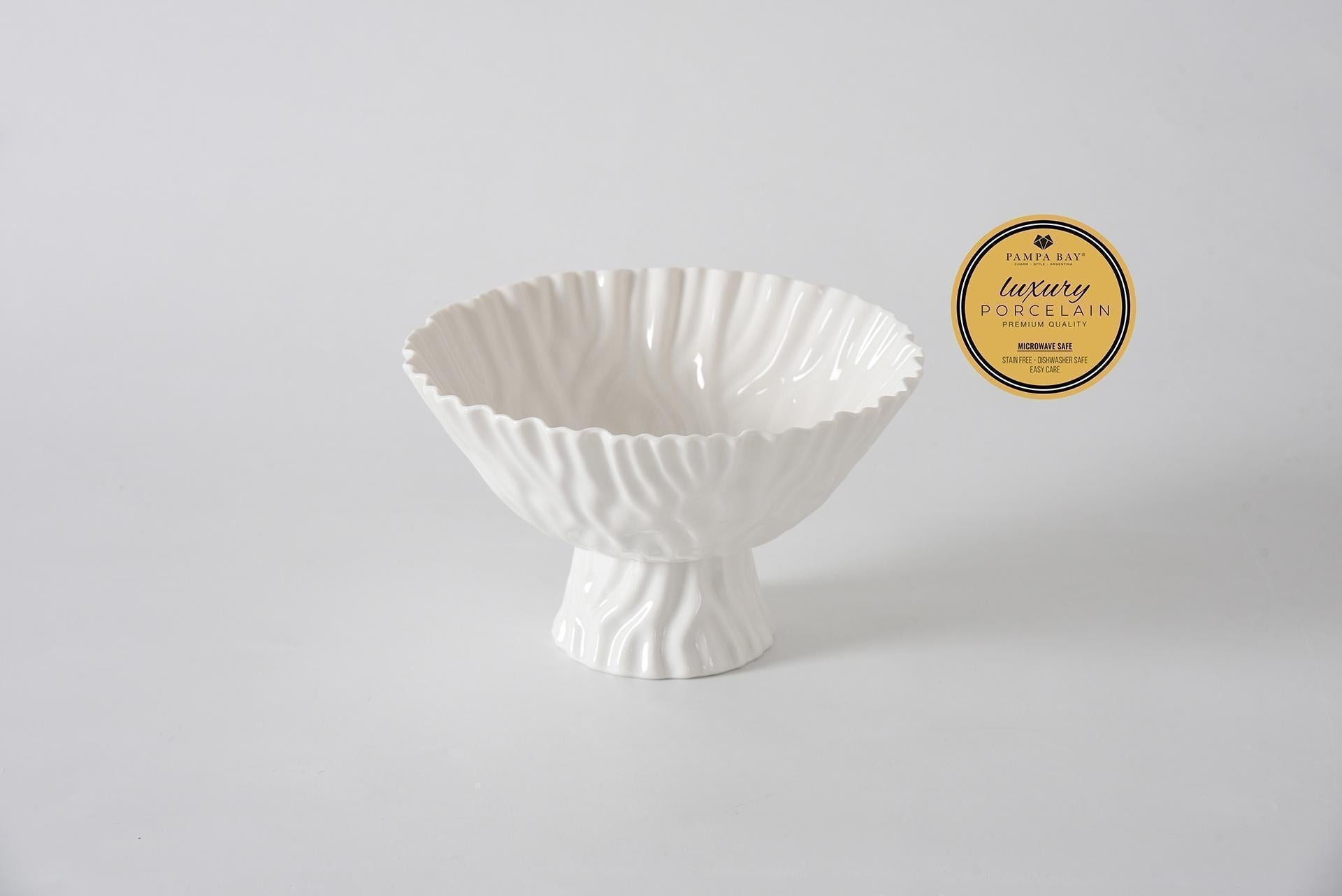 Medium Footed Bowl ripple