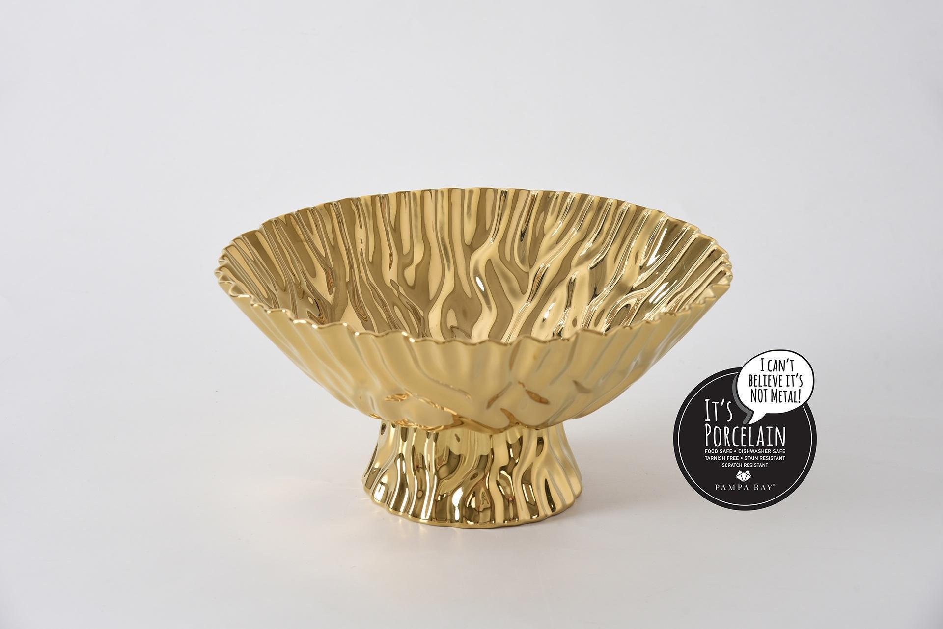 Large Footed Bowl ripple