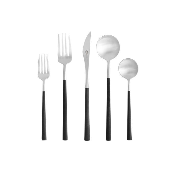 Flatware 5 Pieces, Black